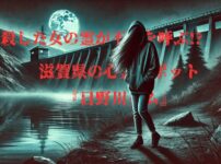 日野川ダムで目撃された幽霊のイメージ画像