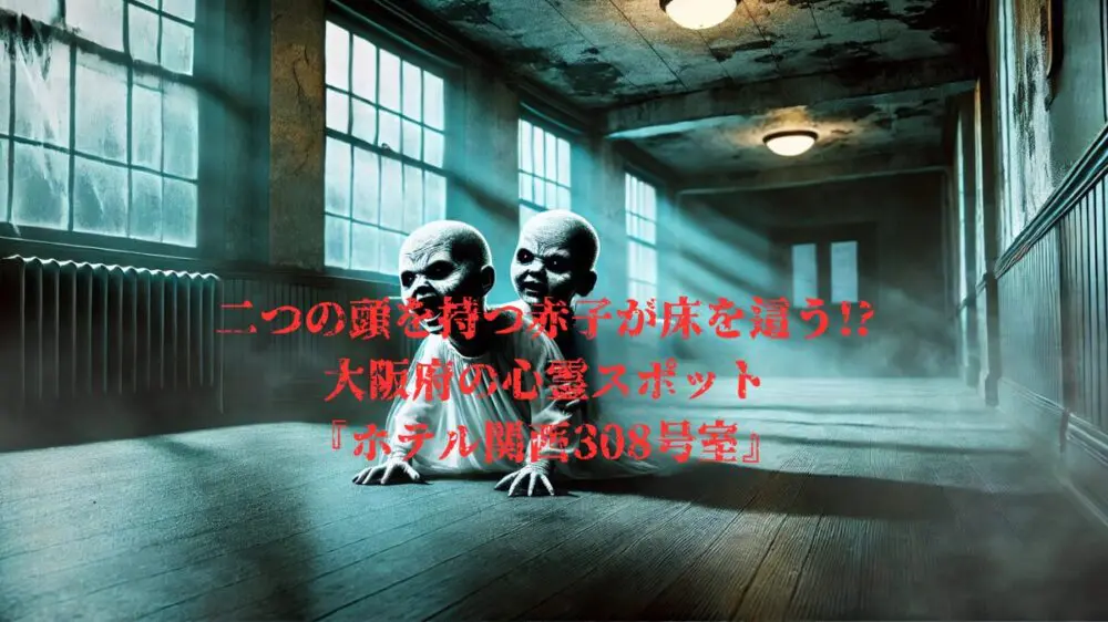 ホテル関西308号室に現れる赤子の幽霊のイメージ画像