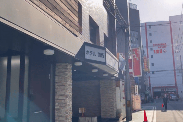 幽霊が出現すると噂されるホテル関西