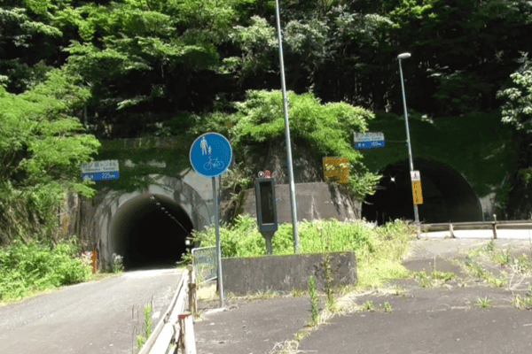 京都府の老ノ坂トンネルの外観の写真