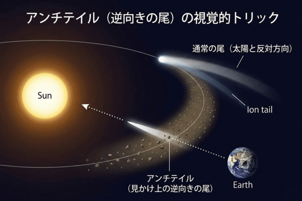 3Iアトラスのアンチテイルと進行方向の尾の仕組み